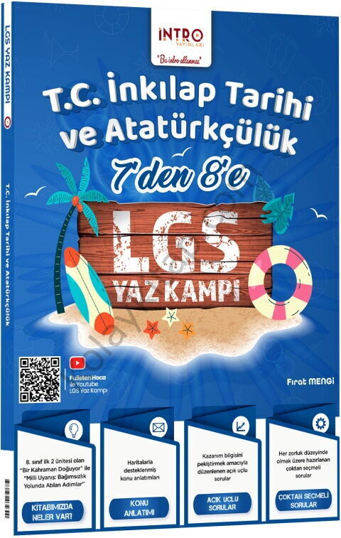 İntro Yayınları 7 den 8 e LGS İnkılap Tarihi Yaz Kampı