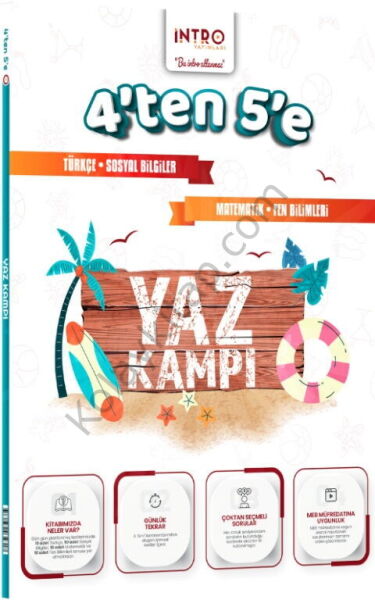 İntro Yayınları 4. Sınıf dan 5 e Tüm Dersler Yaz Kampı