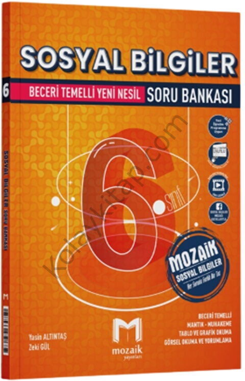 Mozaik Yayınları 6. Sınıf Sosyal Bilgiler Soru Bankası