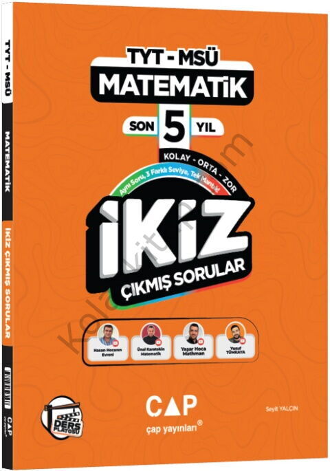 Çap Yayınları TYT MSÜ Matematik Ders Platosu Son 5 Yıl İkiz Çıkmış Sorular