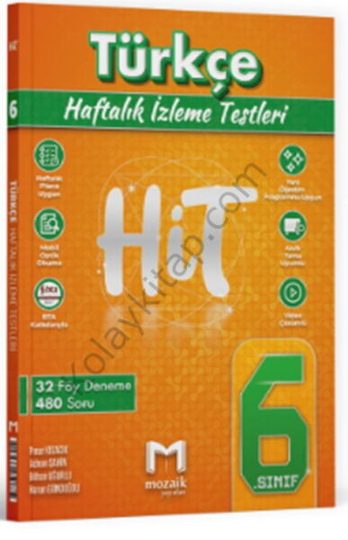 Mozaik Yayınları 6. Sınıf Türkçe HİT 32 Deneme