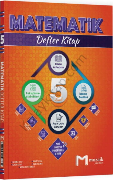 Mozaik Yayınları 5. Sınıf Matematik Defter Kitap