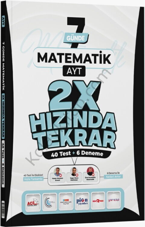 Ders Platosu AYT Matematik 7 Günde 2X Hızında Tekrar Deneme