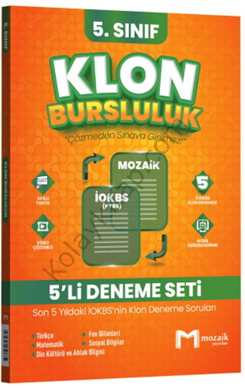 Mozaik Yayınları 5. Sınıf Klon 5 li Deneme Seti