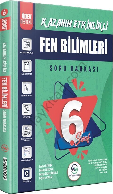 Av Akıllı Versiyon Yayınları 6. Sınıf Fen Bilimleri Favori Serisi Kazanım Etkinlikli Soru Bankası