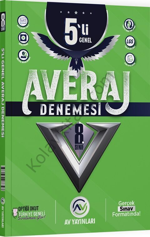 Av Yayınları 8. Sınıf LGS Averaj 5 li Deneme