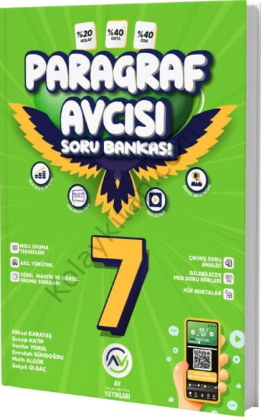 Av Yayınları 7. Sınıf Paragraf Soru Avcısı Soru Bankası