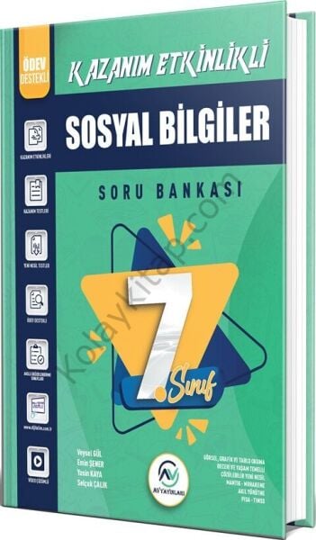 Av Yayınları 7. Sınıf Sosyal Bilgiler Kazanım Etkinlikli Soru Bankası