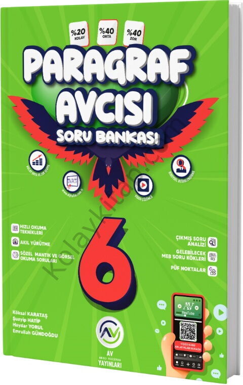 Av Yayınları 6. Sınıf Paragraf Soru Avcısı Soru Bankası