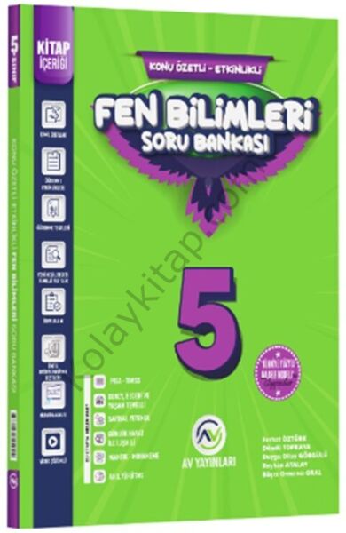 Av Yayınları 5. Sınıf Fen Bilimleri Kazanım Etkinlikli Soru Bankası
