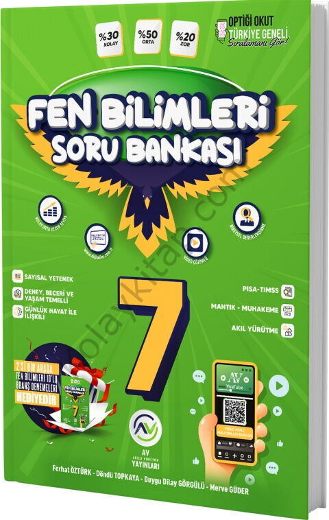 Av Yayınları 7. Sınıf Fen Bilimleri Soru Bankası