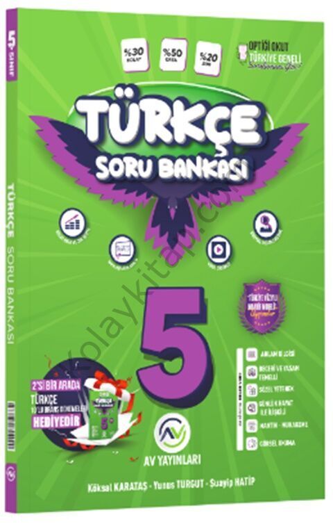 Av Yayınları 5. Sınıf Türkçe Soru Bankası