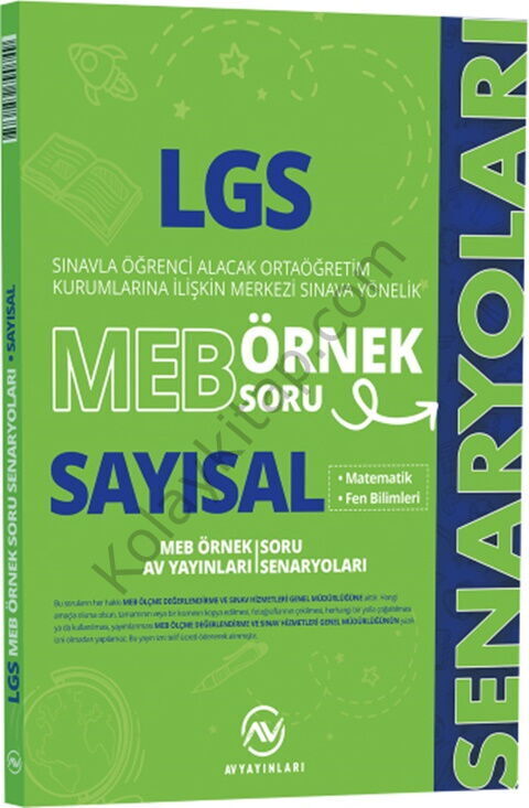 Av Yayınları 8. Sınıf LGS MEB Sayısal Örnek Soru Senaryoları