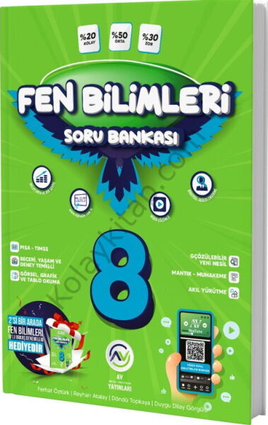 Av Yayınları 8. Sınıf Fen Bilimleri Soru Bankası