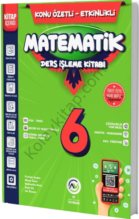 Av Yayınları 6. Sınıf Matematik Ders İşleme Kitabı