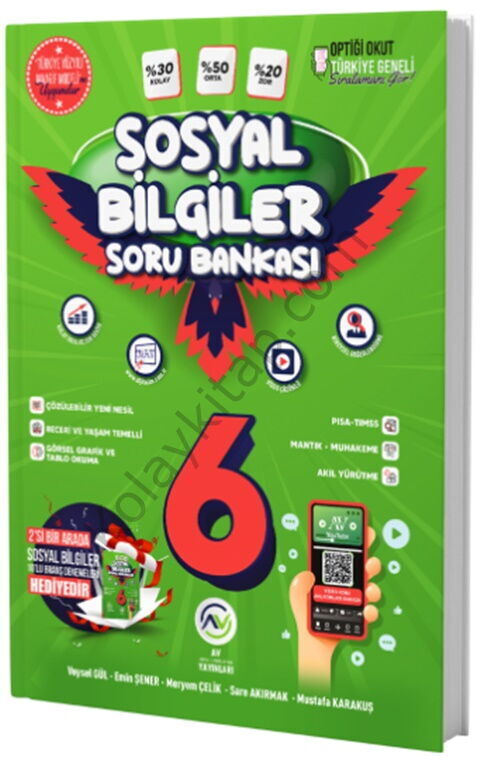 Av Yayınları 6. Sınıf Sosyal Bilgiler Soru Bankası
