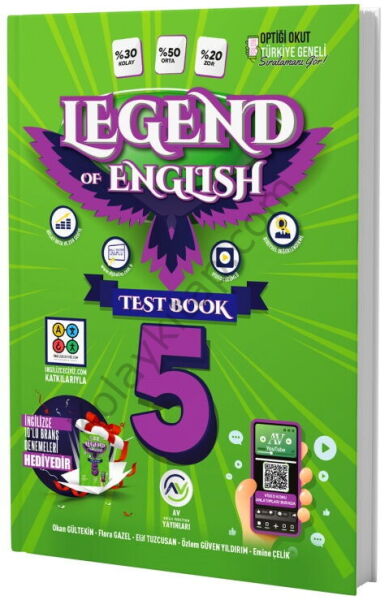 Av Yayınları 5. Sınıf Legend Of English Test Book