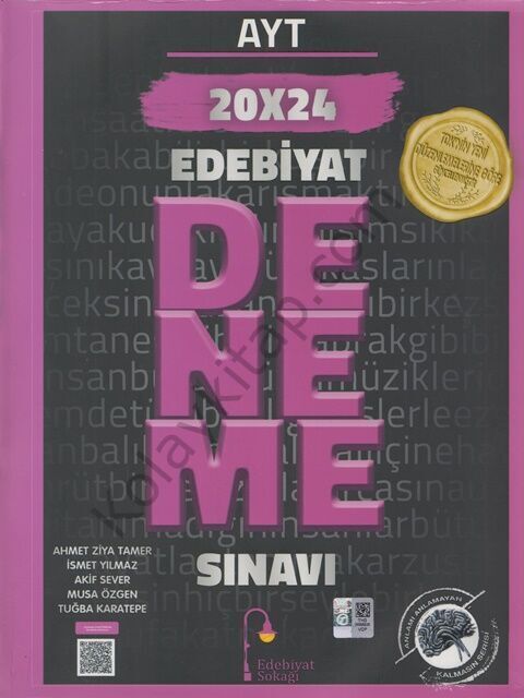 Edebiyat Sokağı AYT Edebiyat 20 x 24 Deneme Sınavı