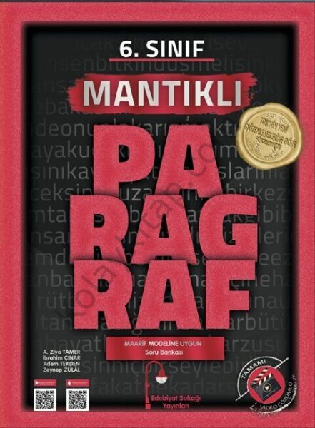Edebiyat Sokağı 6. Sınıf Paragraf Mantıklı Soru Bankası