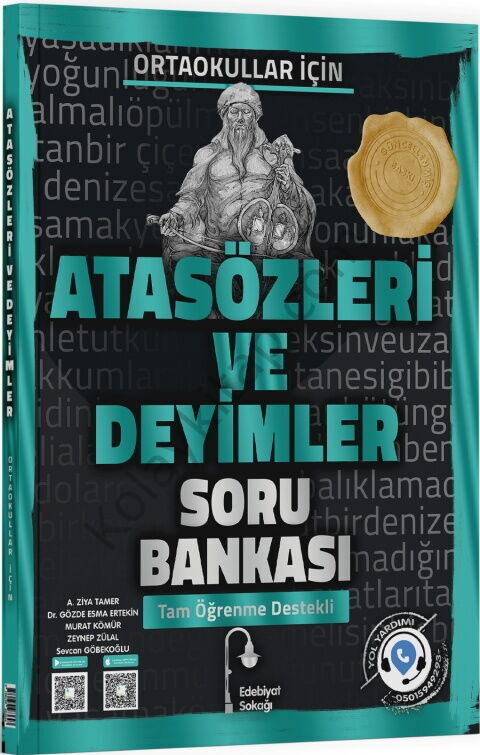 Edebiyat Sokağı 5. 6. 7. 8. Sınıf Atasözleri ve Deyimler Soru Bankası